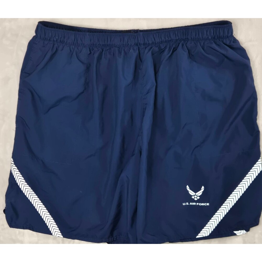 US Air Force USAF IPTU PT Shorts Navy Blue Reflective Military Gorpcore Utility